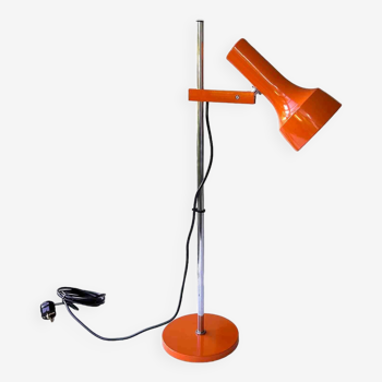 Lampe de bureau orange par Kaiser Leuchten, Allemagne, 1970