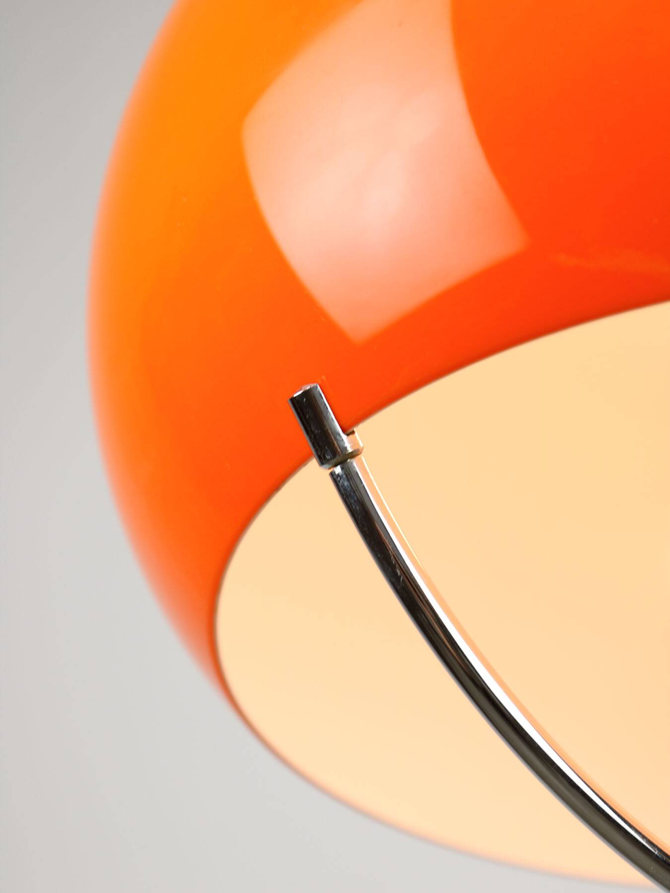 Space Age Orange Jolly Pendant Lamp from Guzzini, 1960s