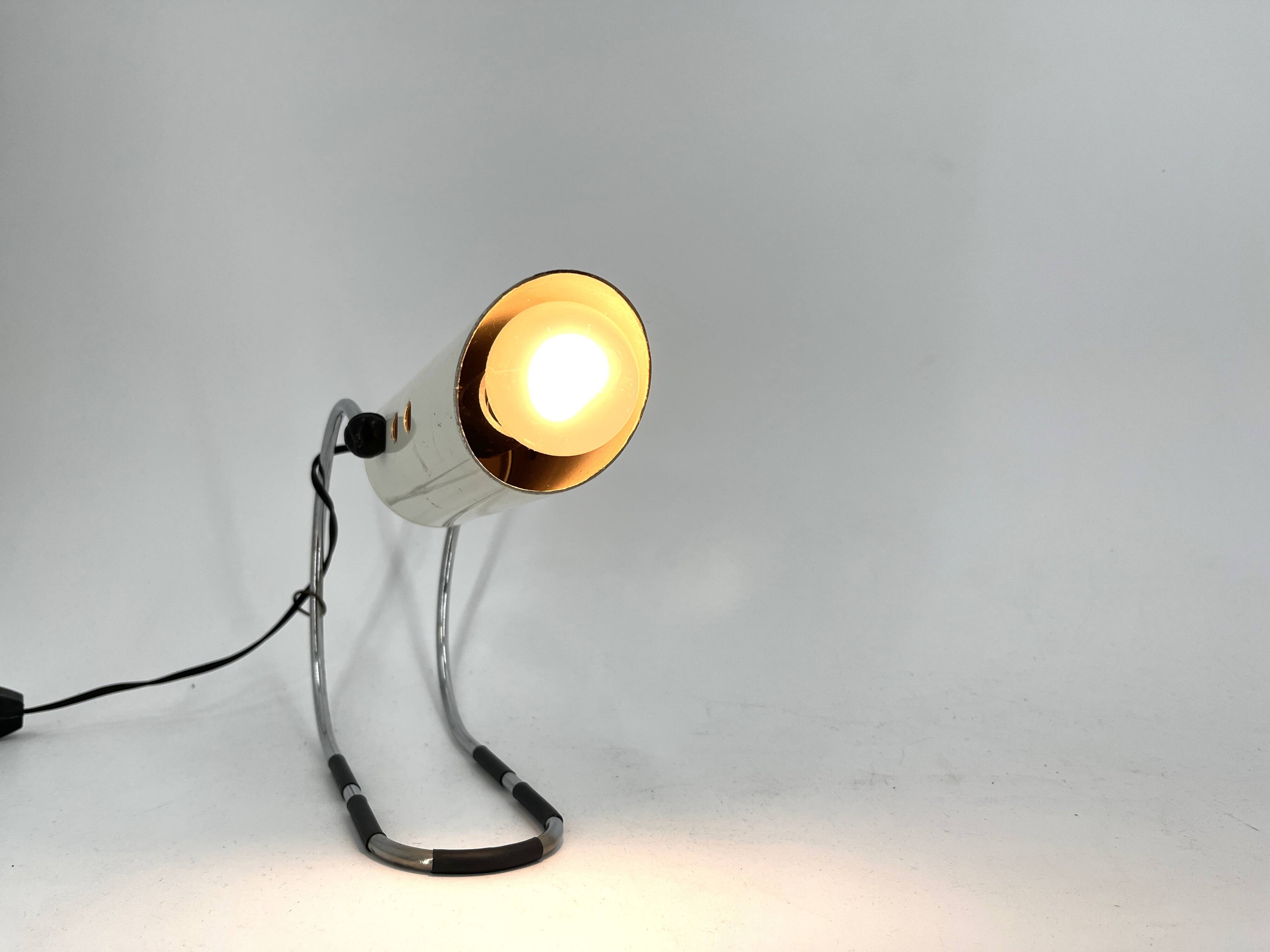 Vintage table lamp by Angelo Lelli for Lightolier, 1970s
