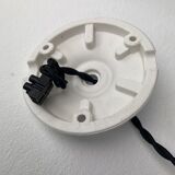 Art deco pendant lamp in opaline