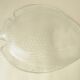 Vintage clear glass fish dish - retro tableware