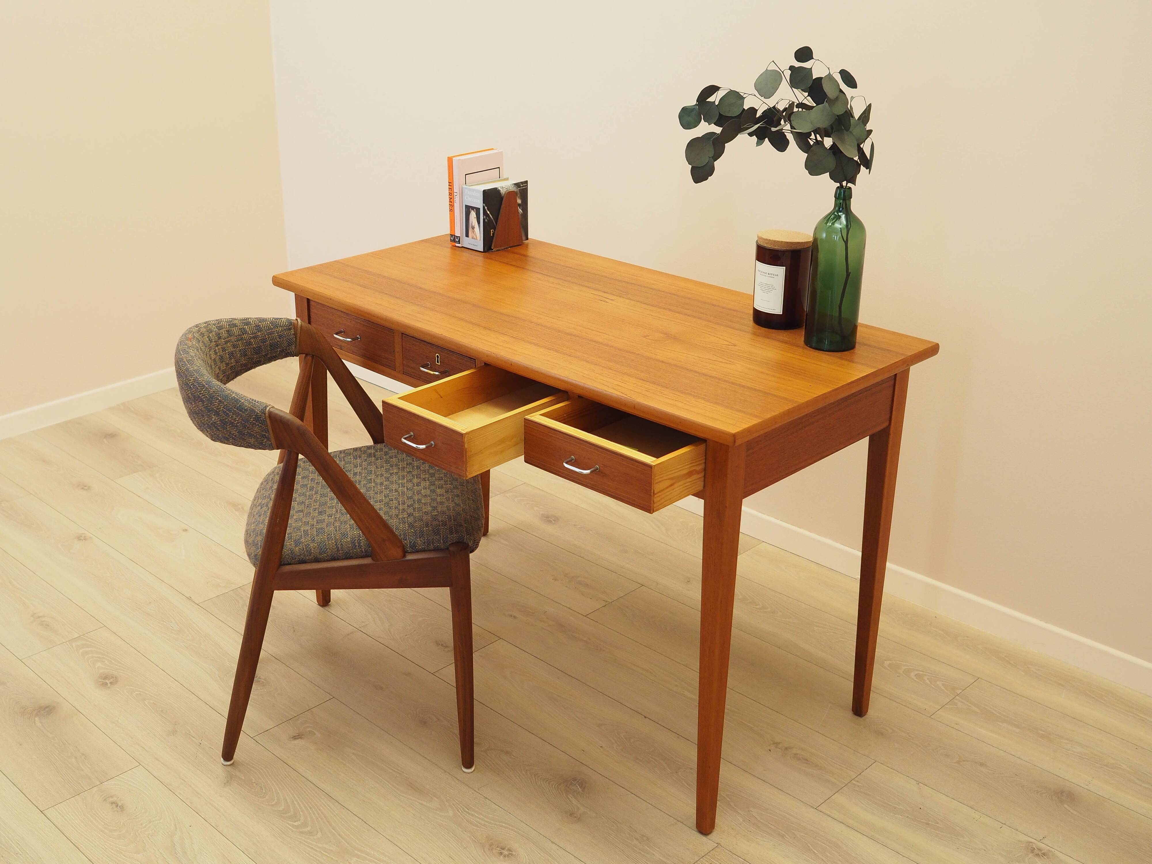 Teak desk, Danish design, 1970s, made in Denmark
