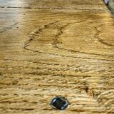 Large solid oak farmhouse table with two drawers 260 cm x 100 cm