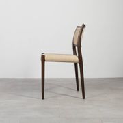 Set of 6 Model 80 Dining Chairs by Niels Otto Møller for JL Møllers Møbel
