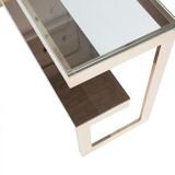Console table 2-tier coated gold by belgo chrom Dewulf Selection