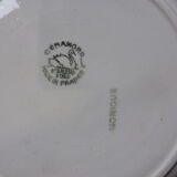 Round hollow serving dish from the Céranord St Amand factory, Monique model