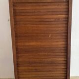 1940s filing cabinet with curtain