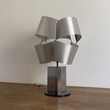 Space age lamp with max sauze lampshade. 1970.