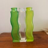 Trio of green wave soliflores