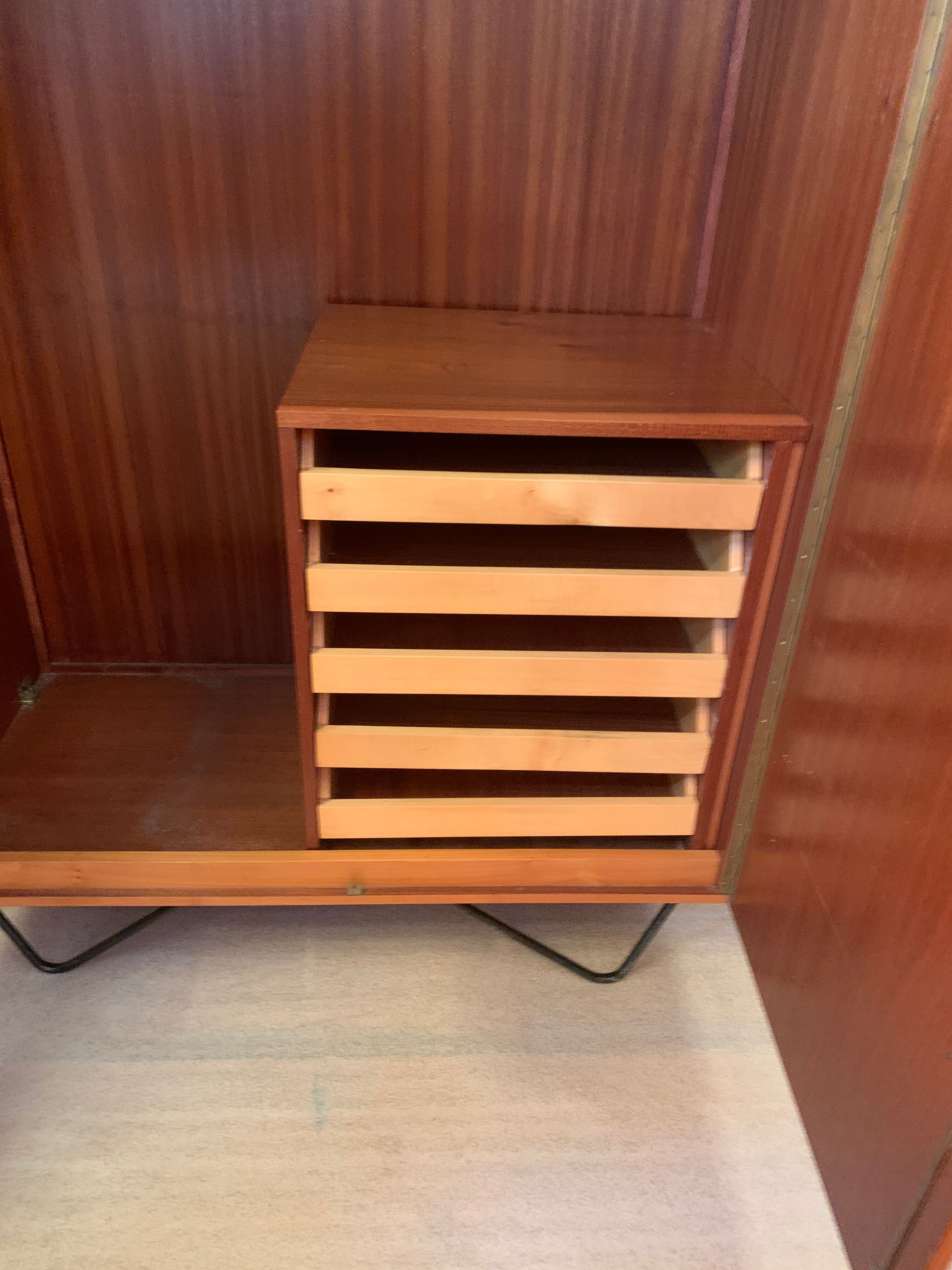 Midcentury cabinet vintage 1960 Belgium Design