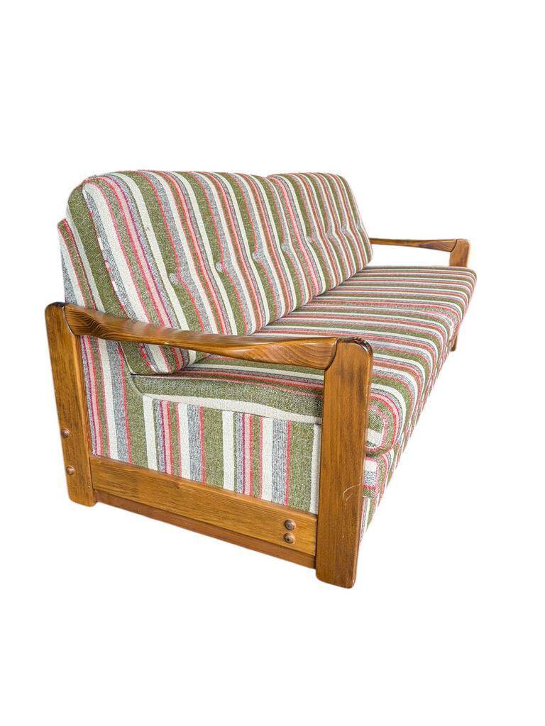 Vintage wooden sofa / sofa bed / couch