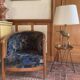 Folding side table