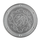 30s sandblasted glass coaster