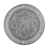 30s sandblasted glass coaster