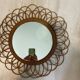 Rattan sun mirror diameter 44 cm