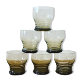 Set of 6 vintage glasses