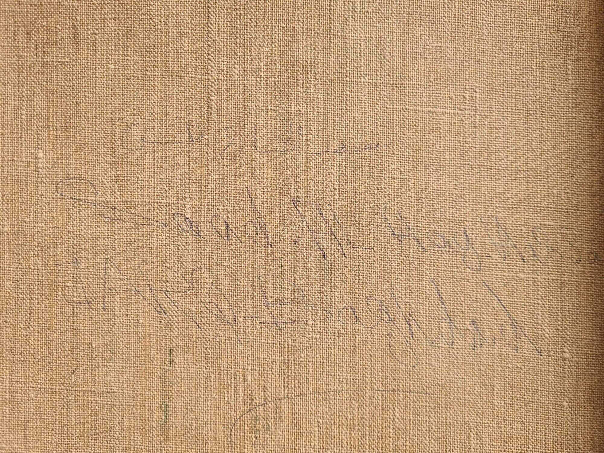 Abstract Table Arabic Calligraphy – Mixed Media 2006 – Saad Alhaj Has