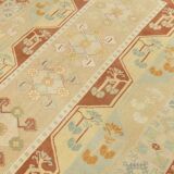 6x9 Terracotta & Cream Vintage Persian Rug, 199x290Cm