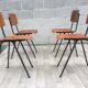 Set of 4 vintage chairs and design Eromes