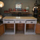 Countertop in gray patinated fir 1960