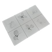 6 x Ceramic tile by Gio Ponti for Ceramica Bardelli