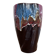 Large multicoloured lava vase