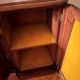 Mahogany enfilade and mahogany veneer in victorian style, in good condition.