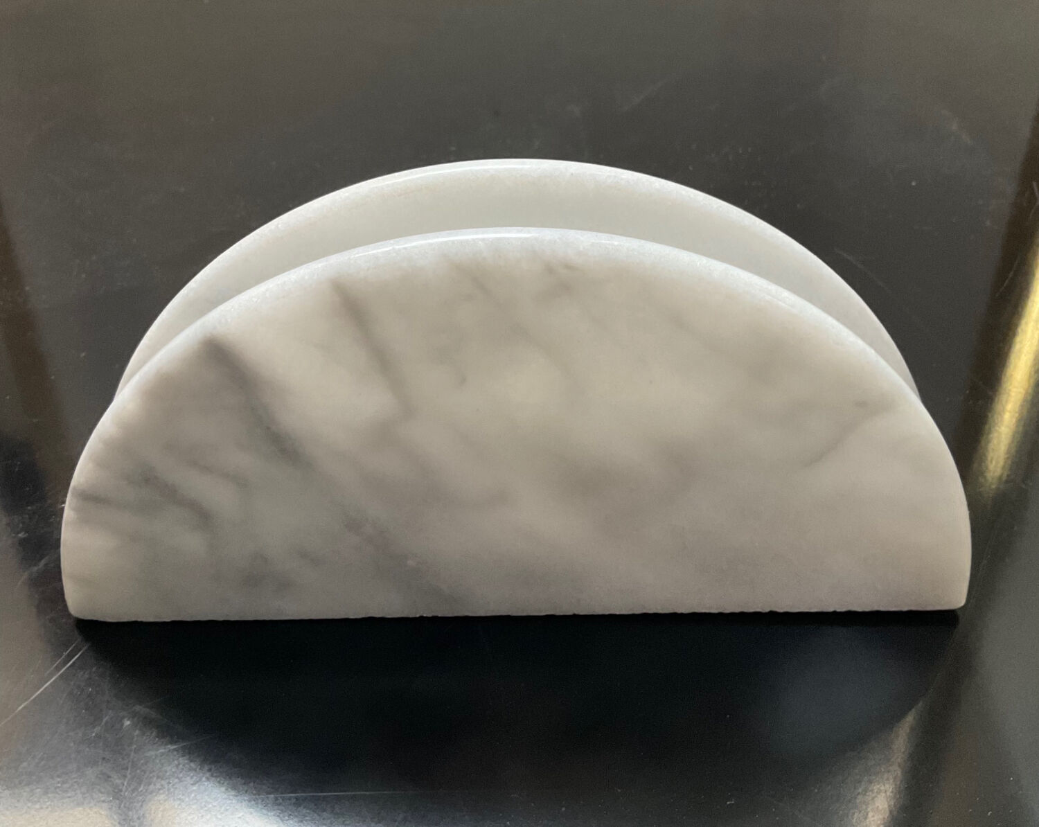 Vintage letter holder in white marble