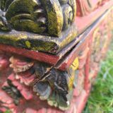 Balinese carved wooden box
