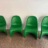 4 Panton chairs by Vitra