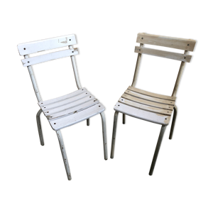 Paire ancienne chaise