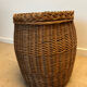 Basket stool wicker box