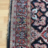 Oriental carpet navy blue and red 200x130cm