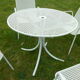 Garden lounge a table 4 armchairs
