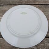 Sarreguemine white porcelain round dish