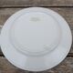 Sarreguemine white porcelain round dish