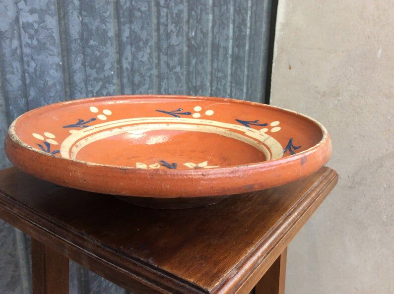 Vintage French pottery bowl