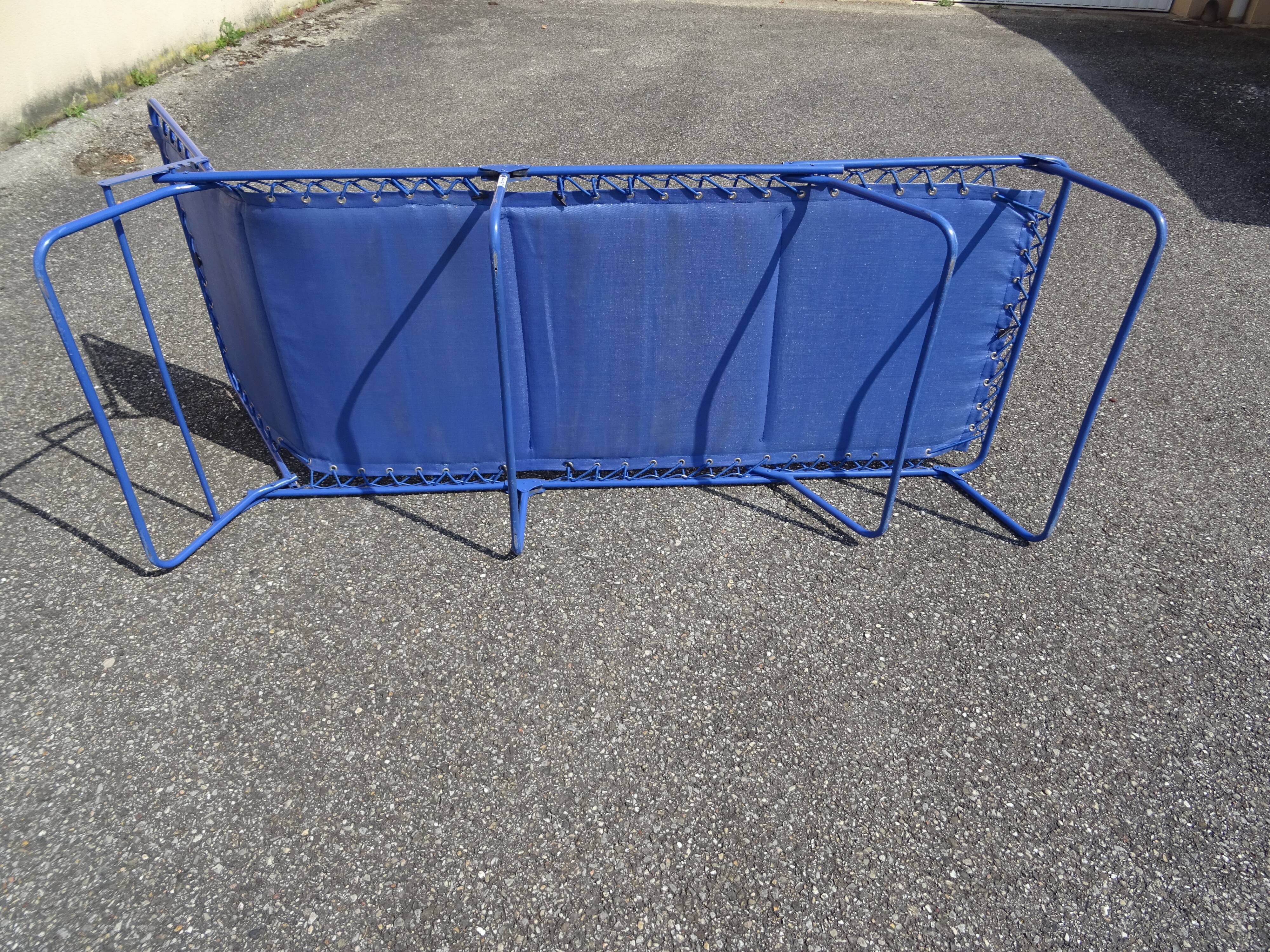 Transat Lafuma lit de repos vintage