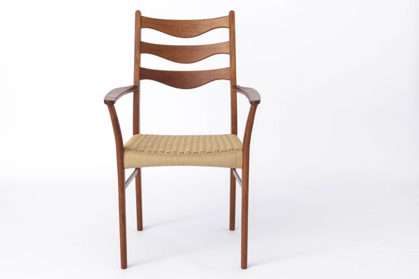 Fauteuil vintage en teck 1960 - Arne Wahl Iversen, Danois