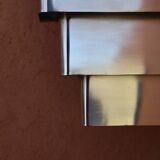 Art Deco chrome wall light (size M)