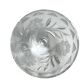 Tableware, engraved glass cheese dome from the 20th century.