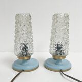 Set of 2 restored Gebr. Mölle night lights, 1960s