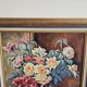 Oil on Canvas Still Life Flower Bouquet Signed Bernamonti