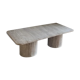 Olympia rectangular natural travertine coffee table - 120x60