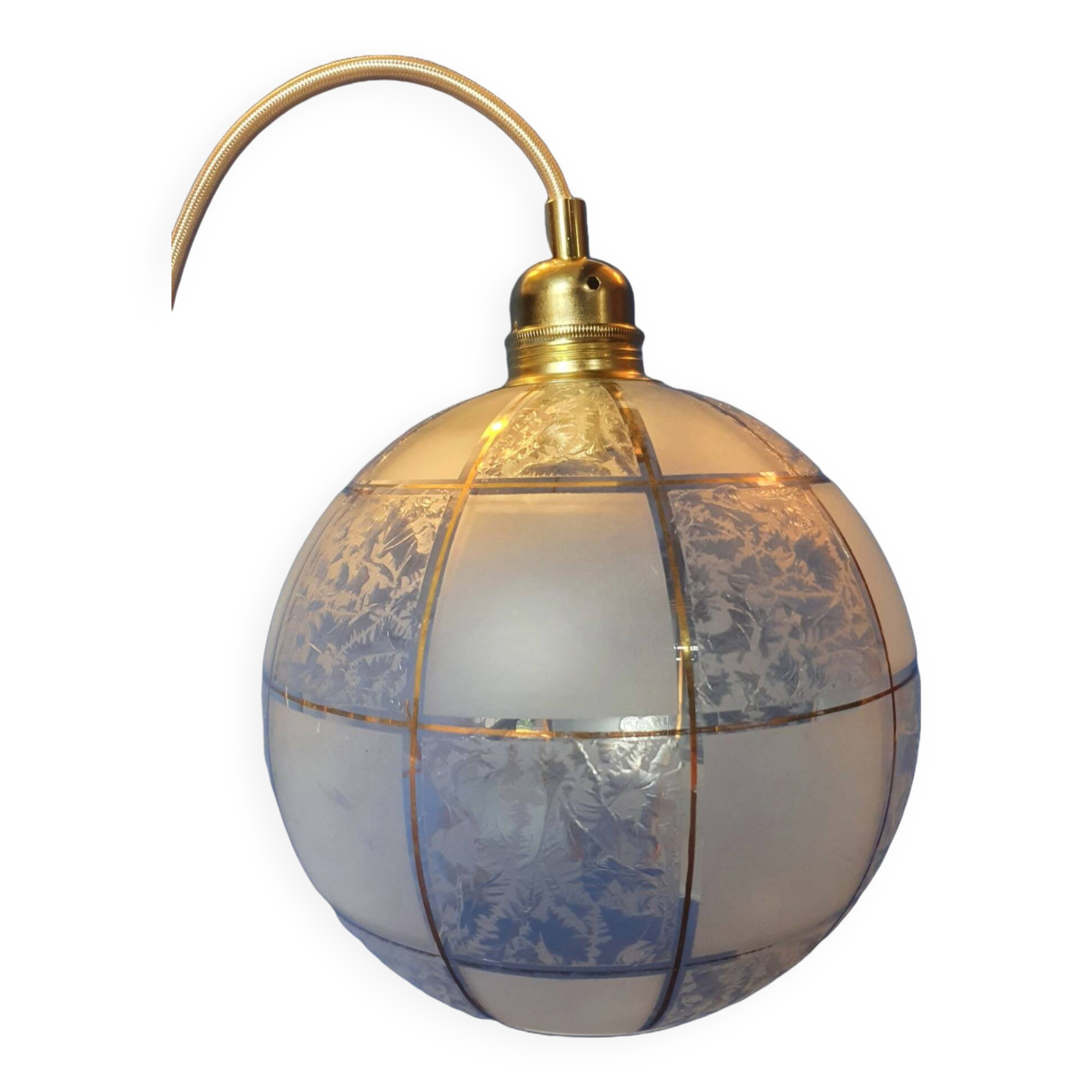 Vintage 60s portable pendant lamps from France - newly electrified
