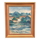 Original Swedish Oil On Canvas – “Uppland” By Stig Hallblom – Vintage & Framed – 53 × 44 Cm (20.9" × 17.3")