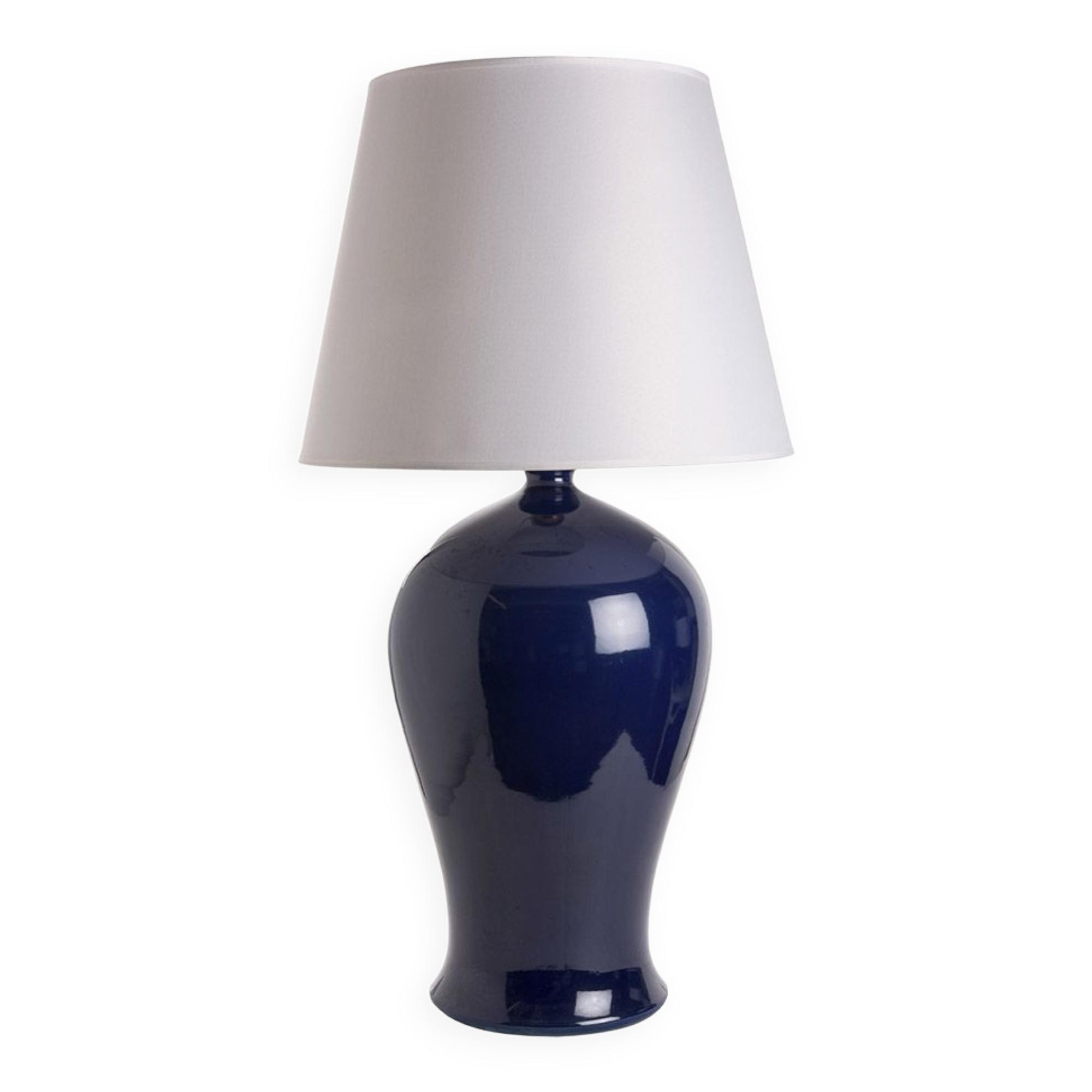 Base lamp vase meiping blue