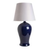 Base lampe vase meiping bleu-e27