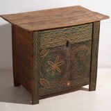 Antique green primitive style chest of drawers (circa 1920) #71