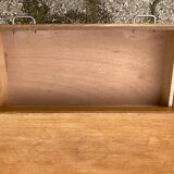 Vintage chest of drawers compass feet